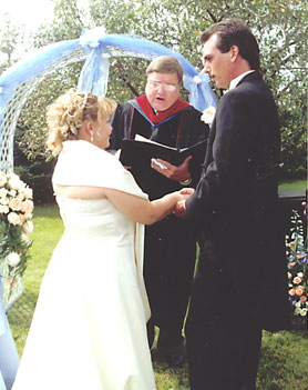 Cristine Jones & Chris Parks - August 19th 2000 - Lower Mountain Road - Photo by Tom Barnes